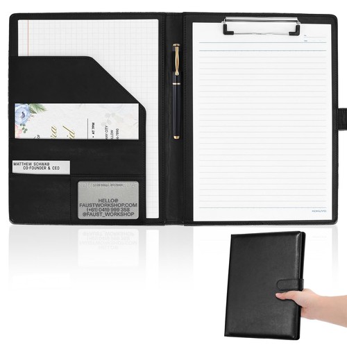 Professional padfolio with - professional,